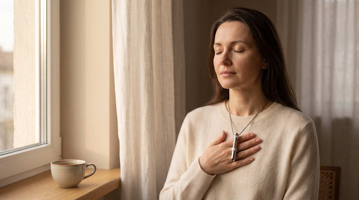 Stres și îmbătrânire: femeie care se relaxează, legătura dintre stresul cronic, cortizol și telomeri