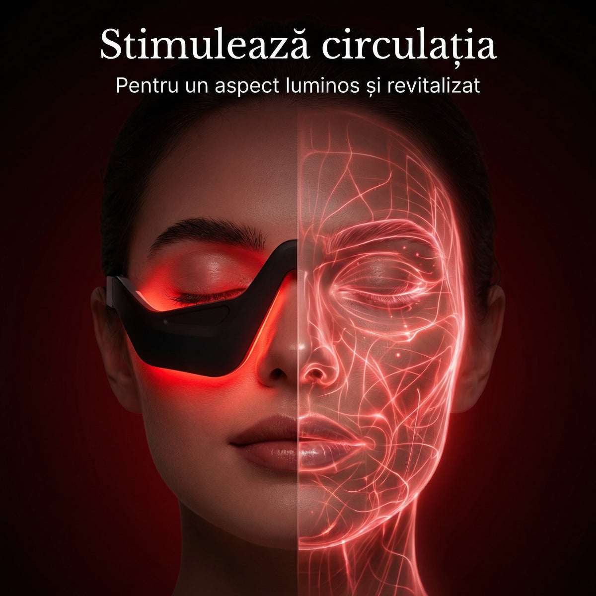 Ochelari red light therapy cu microcurent NeuroGenesis DNA