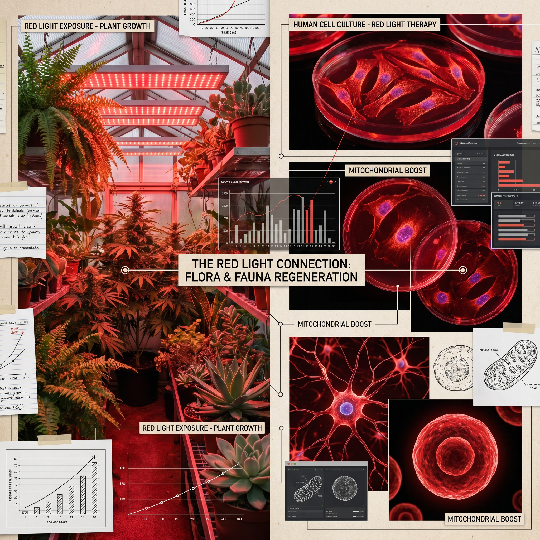 Red Light Therapy: cum cresc plantele sub lumină și ce se întâmplă în corpul tău