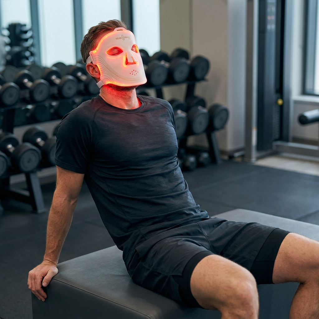 Red Light Therapy & NIR Mask with 4 Light Types