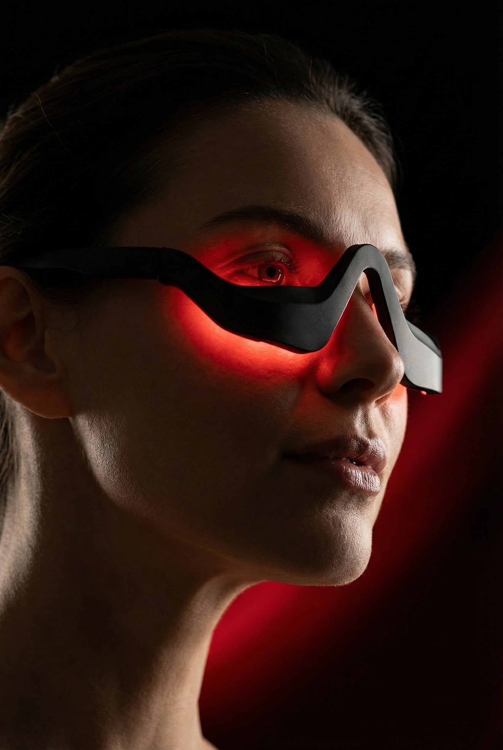 Red Light Therapy and Microcurrent Glasses for the Eye Area