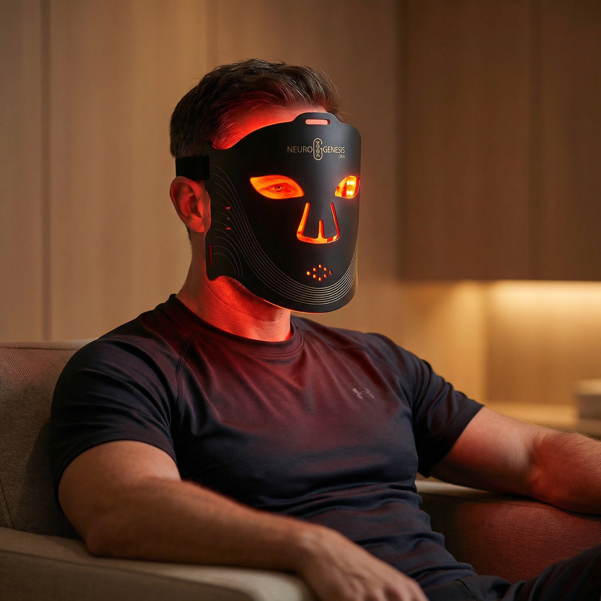 Red Light Therapy & NIR Mask with 4 Light Types