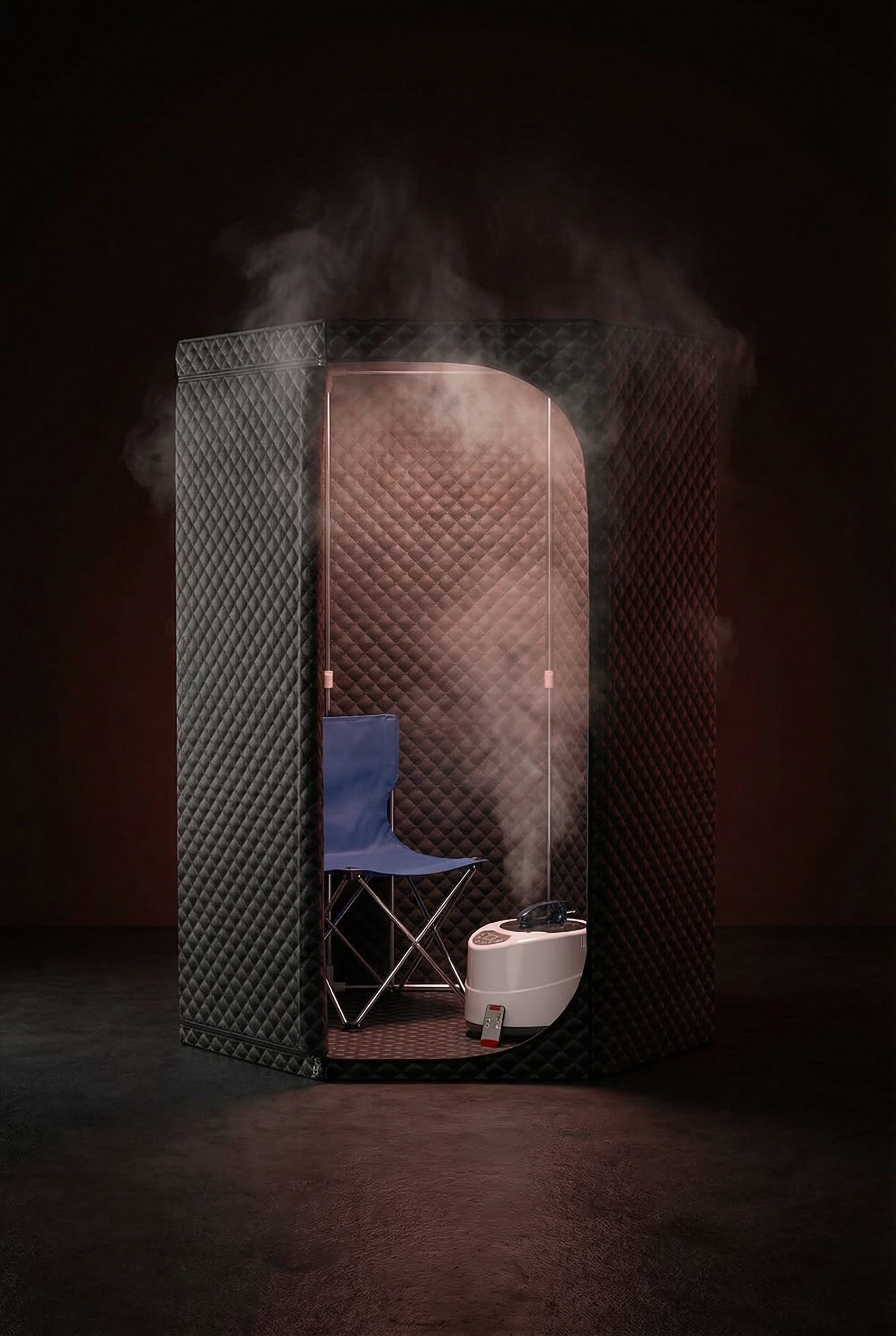 Portable Red Light Therapy & Relaxation Steam Sauna for Home