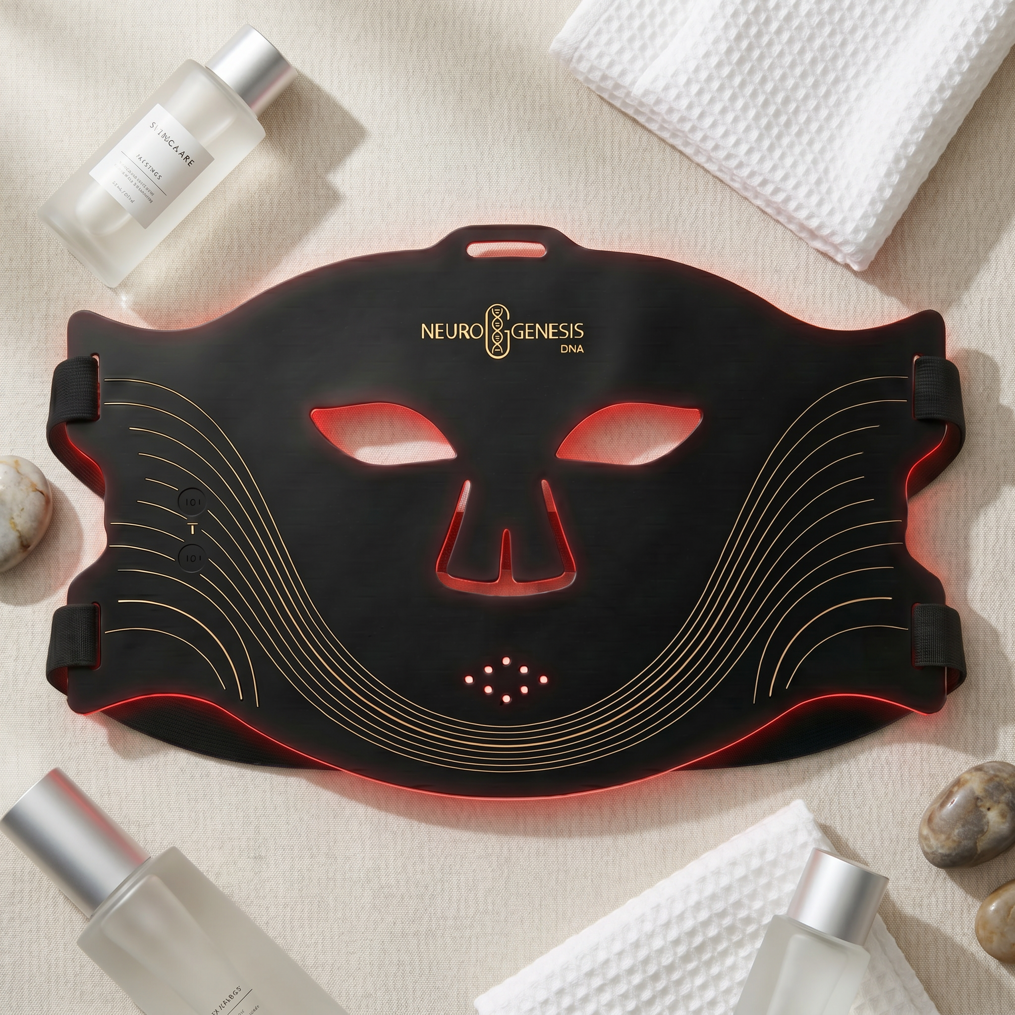 Red Light Therapy & NIR Mask with 4 Light Types