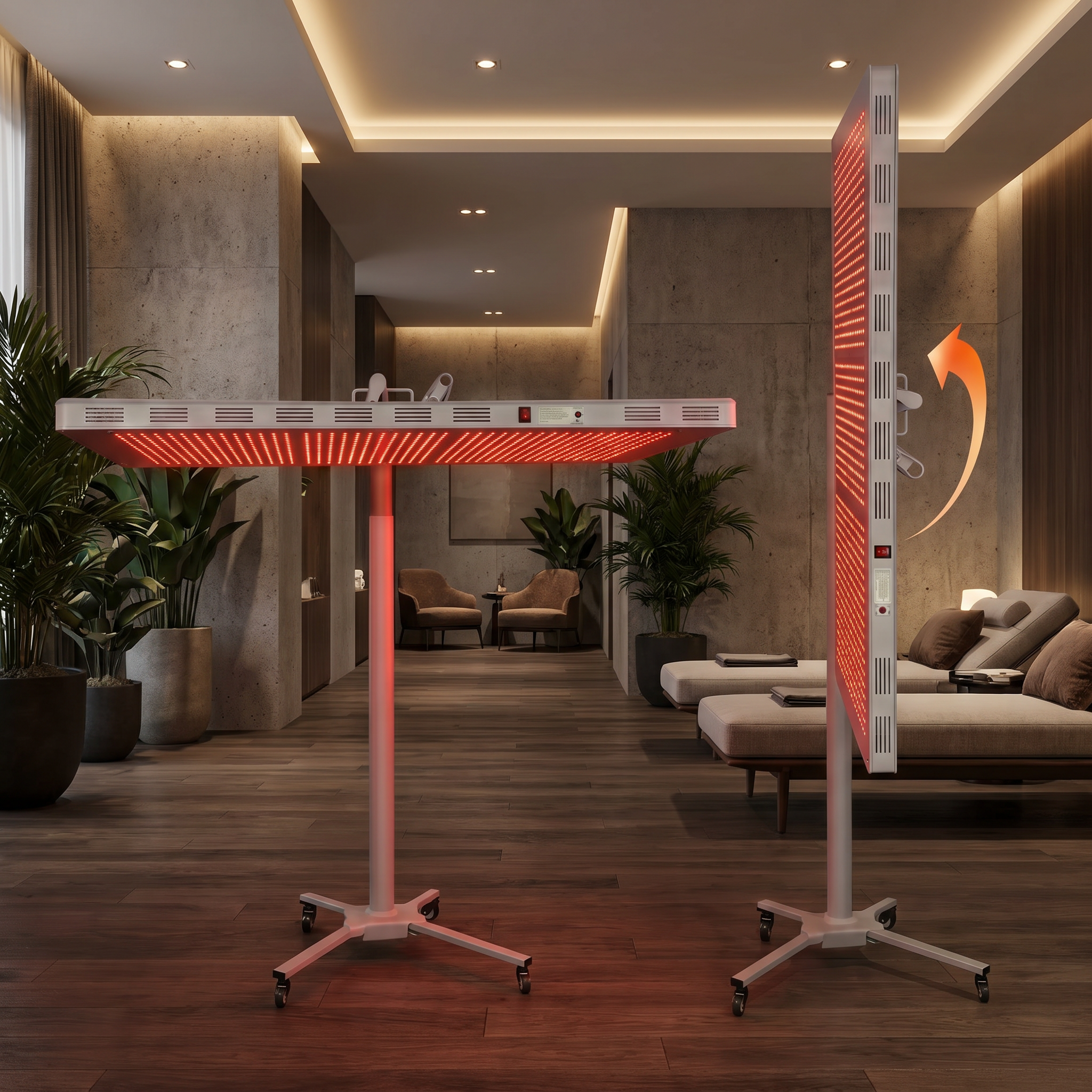 Suport Panou si Multi Panou Vertical si Orizontal, Stand red light therapy