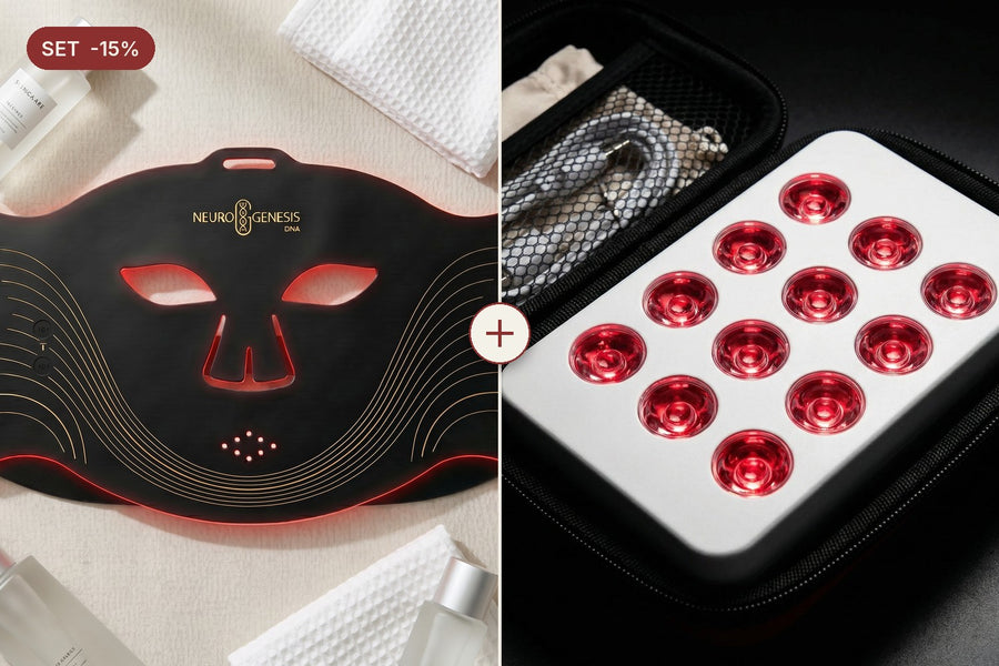 Duo Mini | Maschera Red Light Therapy + Pannello CORE MINI 60