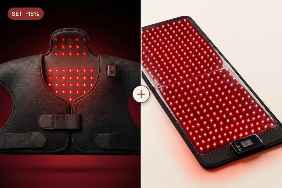 Set Recupero Totale | Gilet Red Light Therapy + Materassino MAT 360